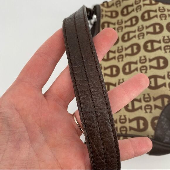 Etienne Aigner Handbag Purse Tote signature logo canvas - Picture 5 of 15